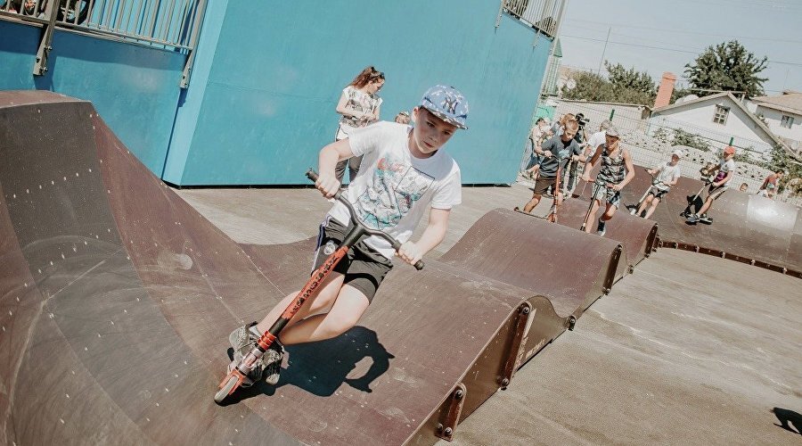 Скейт-парк // Фото предоставлено медиаслужбой АНО «Дом молодежи»