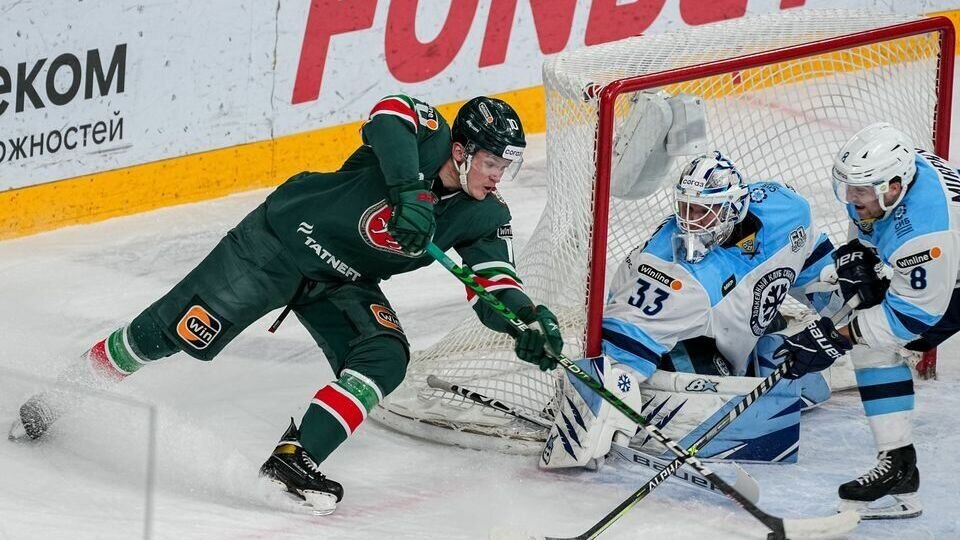     Казанский «Ак Барс» в домашнем матче регулярного чемпионата Континентальной хоккейной лиги (КХЛ) крупно уступил новосибирской «Сибири».