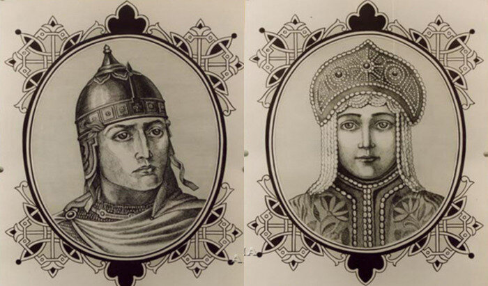  Царь Иван IV и царица Анастасия