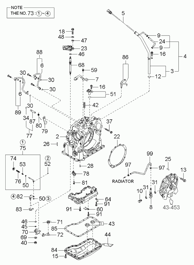 Замена масла в АКПП Kia Spectra