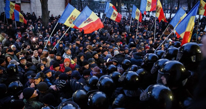Протесты в Молдове