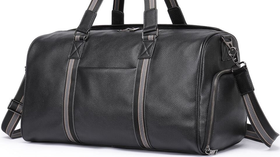 Дорожная сумка из натуральной кожи бренда Faustini