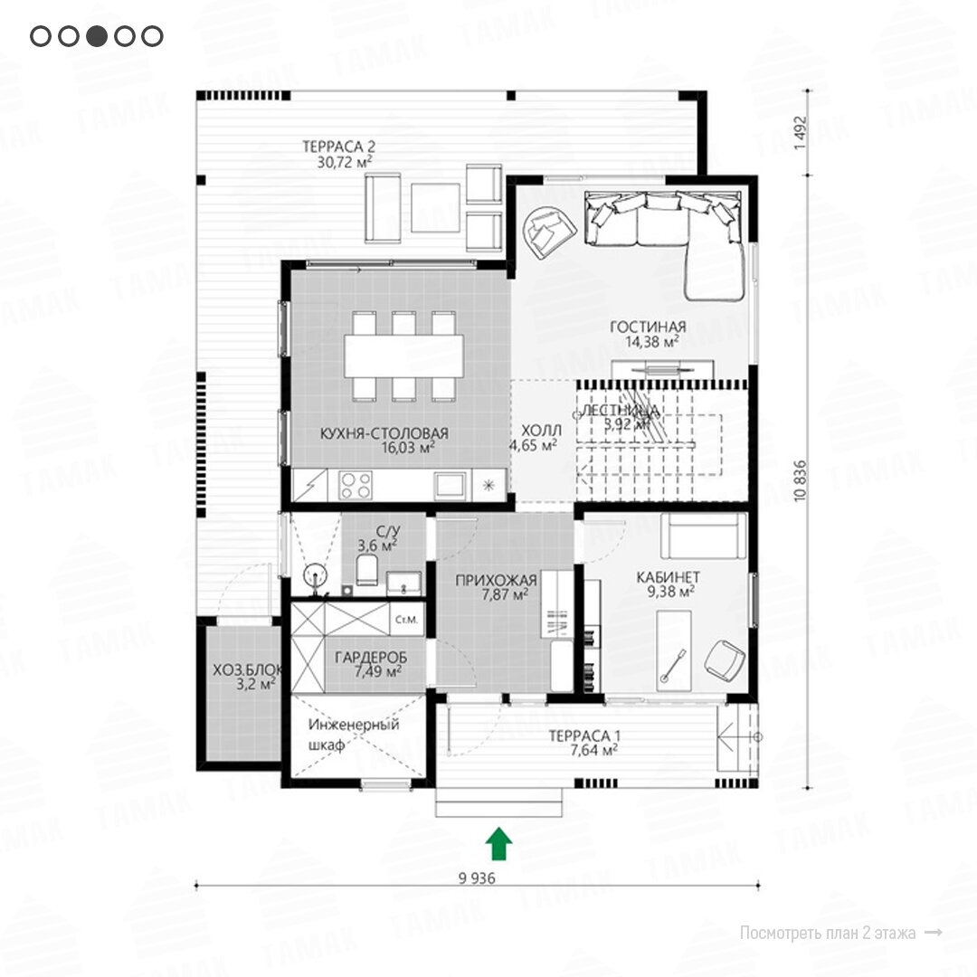 План 1 этажа