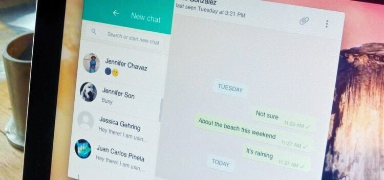    Ватсап на компьютерах Apple можно использовать без отдельного приложения