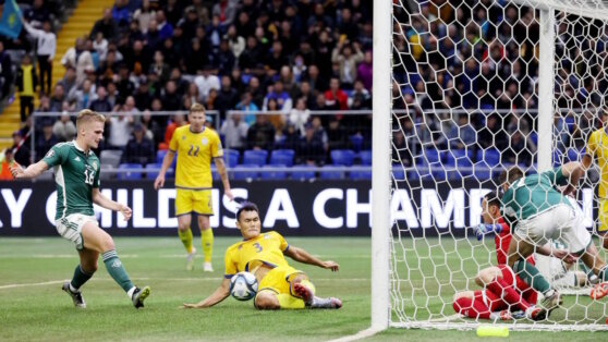    Казахстан победил Северную Ирландию в матче отборочного цикла Евро-2024 Дмитрий Коптев