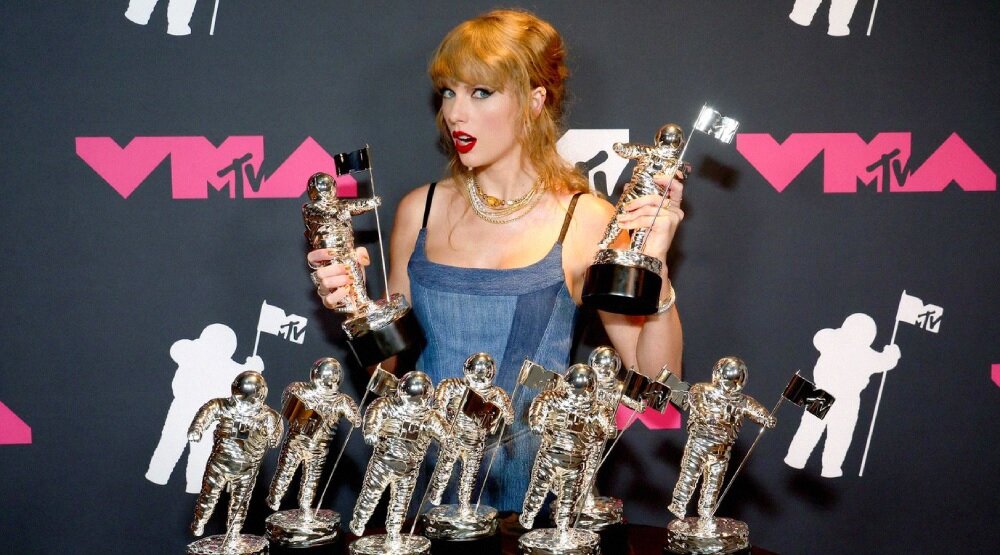     Тейлор Свифт на MTV VMA 2023 / Фото: соцсети MTV