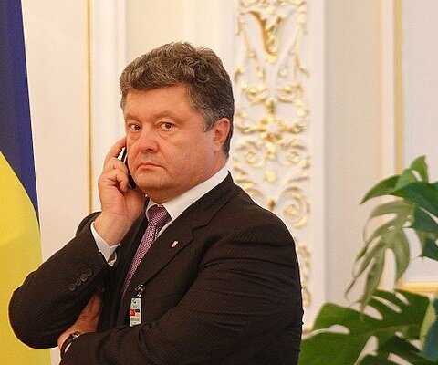 Президент Украины, - Петр Порошенко