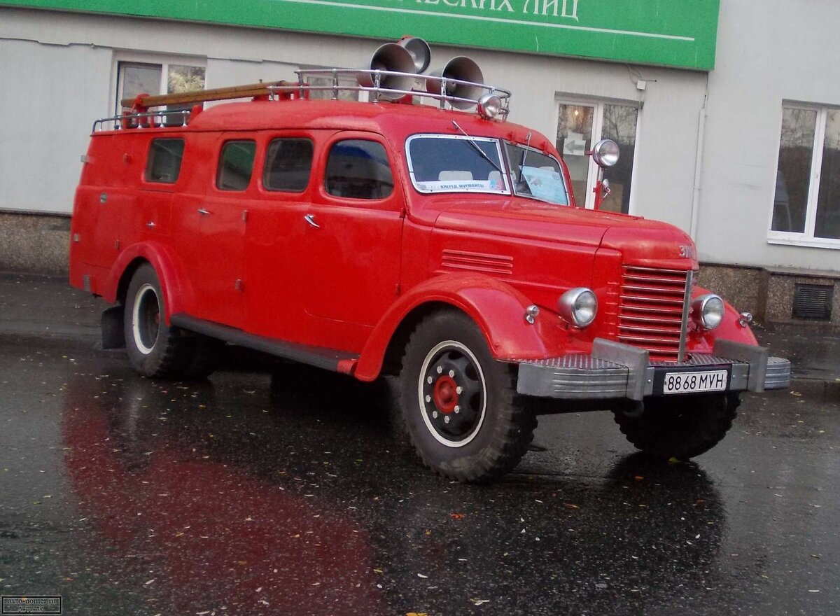 ЗИС 150 пожарный автомобиль
