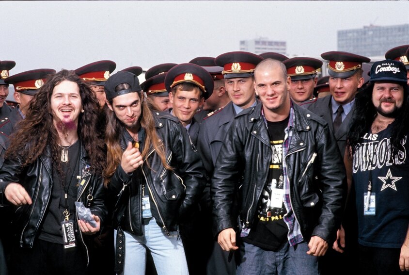 Pantera на "Тушинском" концерте в 1991