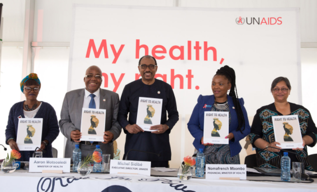 Представители ЮНЭЙДС с докладом "Право на здоровье"