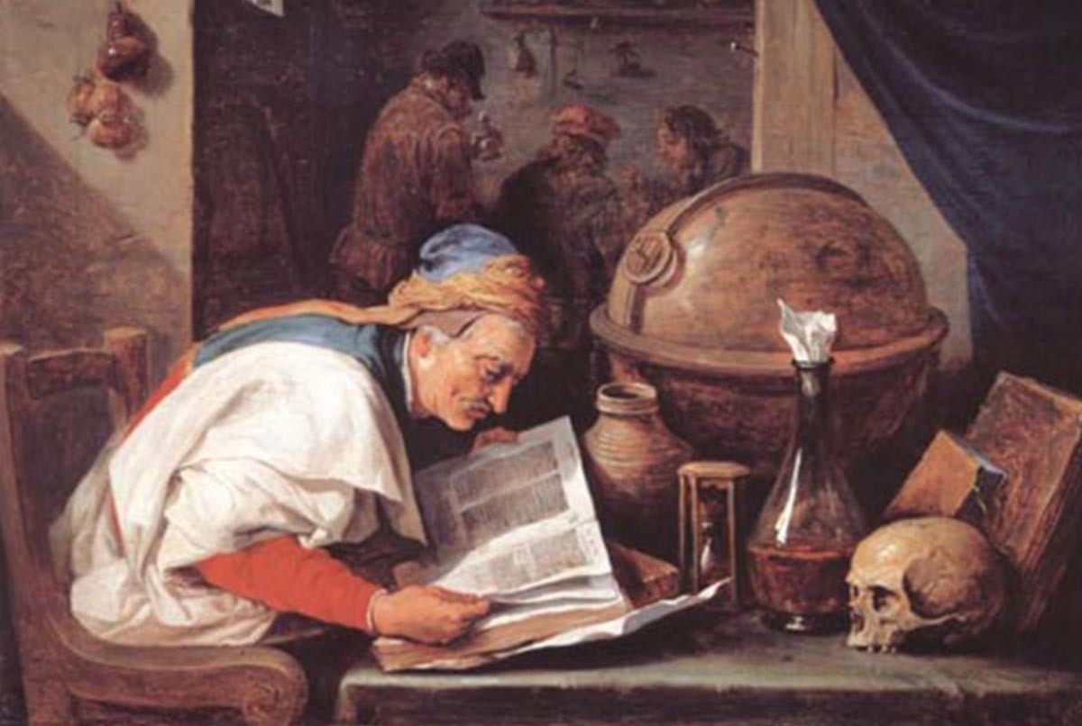 David Teniers (1610-1690) The Alchemist (1651-6)