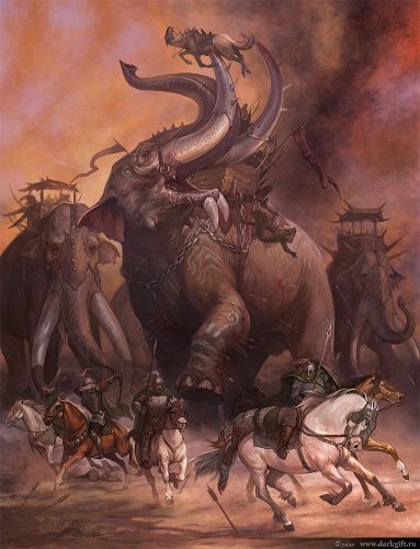 Здесь они вроде как помельче... Источник иллюстрации: http://ru.lotr.wikia.com