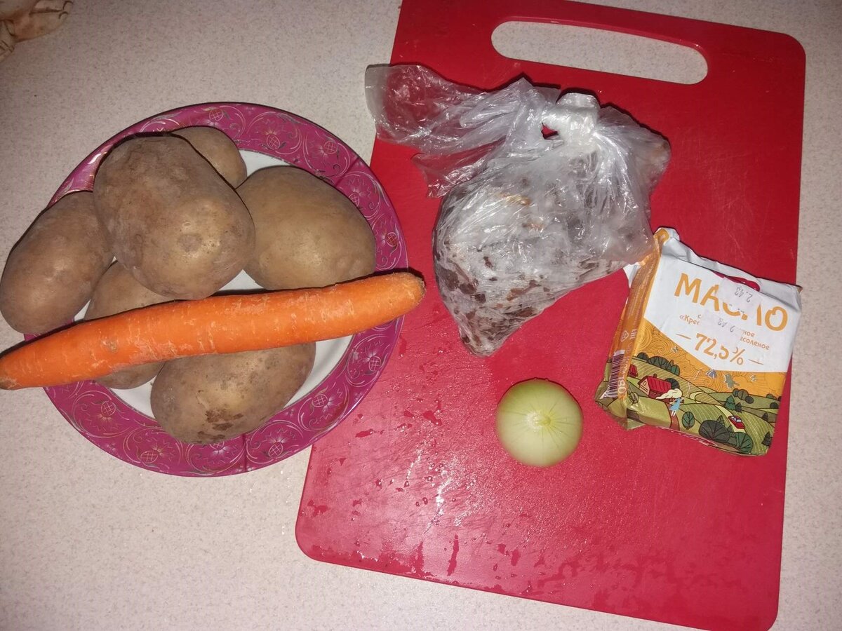 Суп с лисичками, ингредиенты