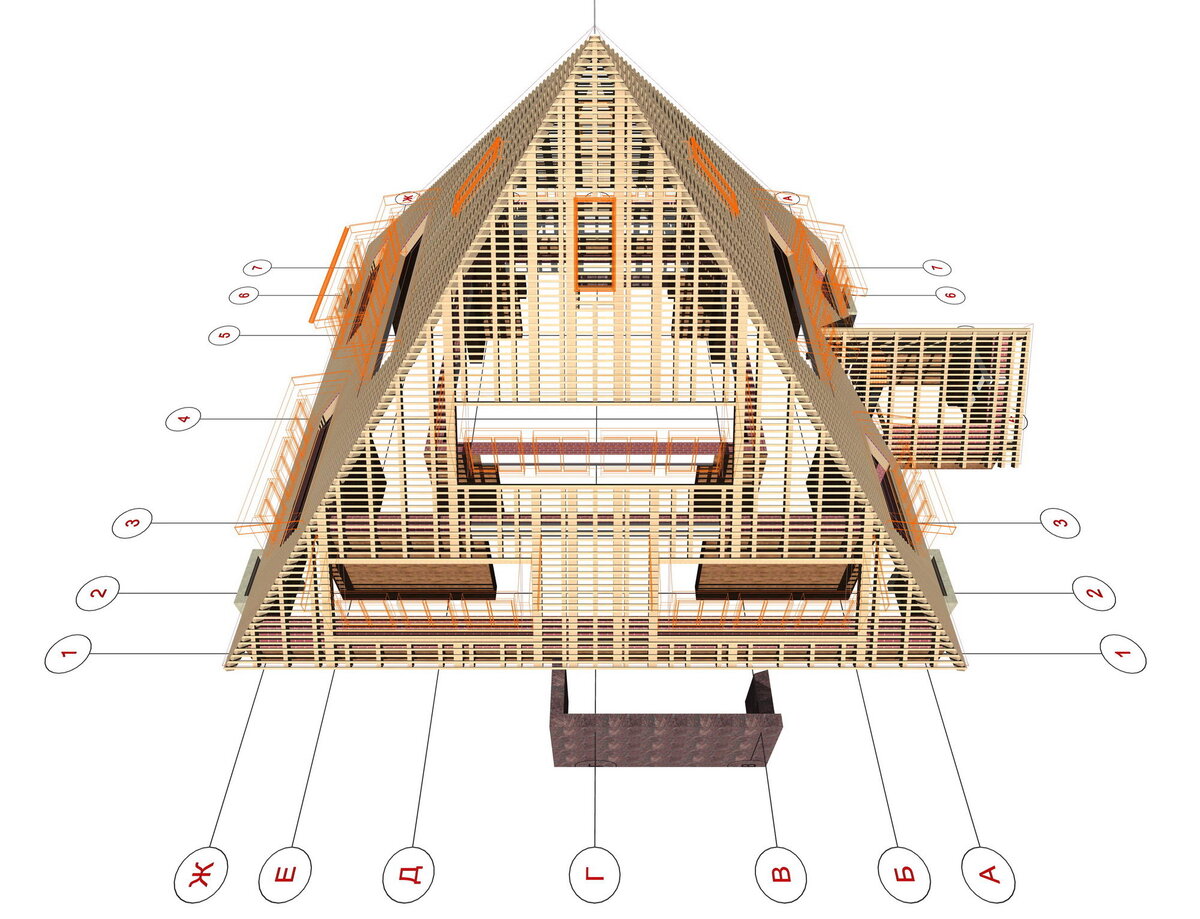 дом как пирамида