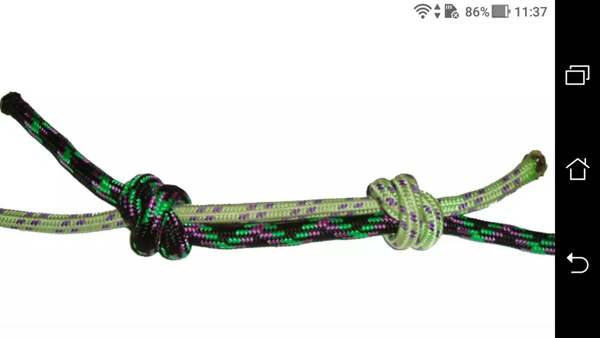 фото узел "Грейпвайн" прочность до 56% - узлов этого класса.