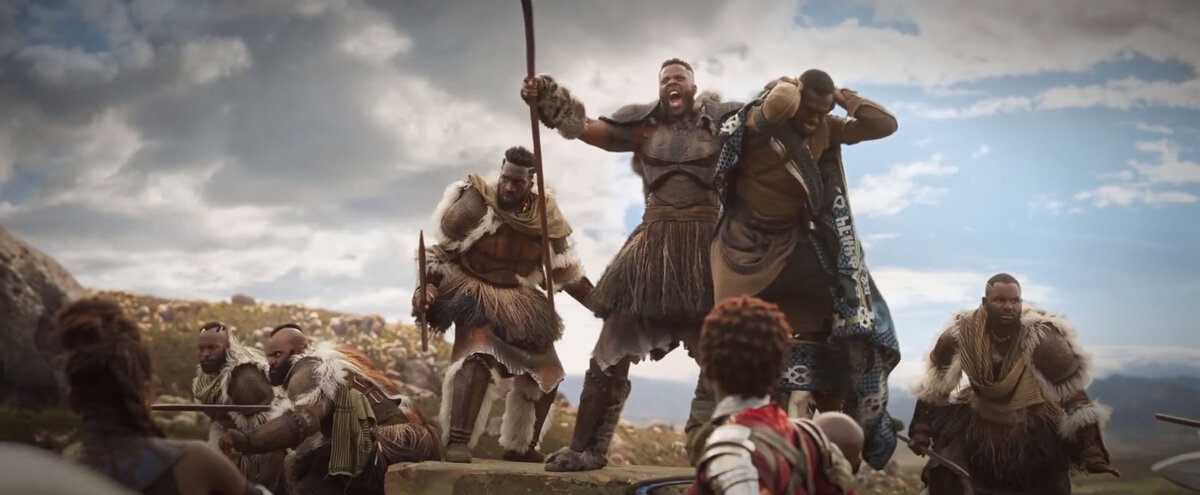 Кадр из фильма Чёрная Пантера