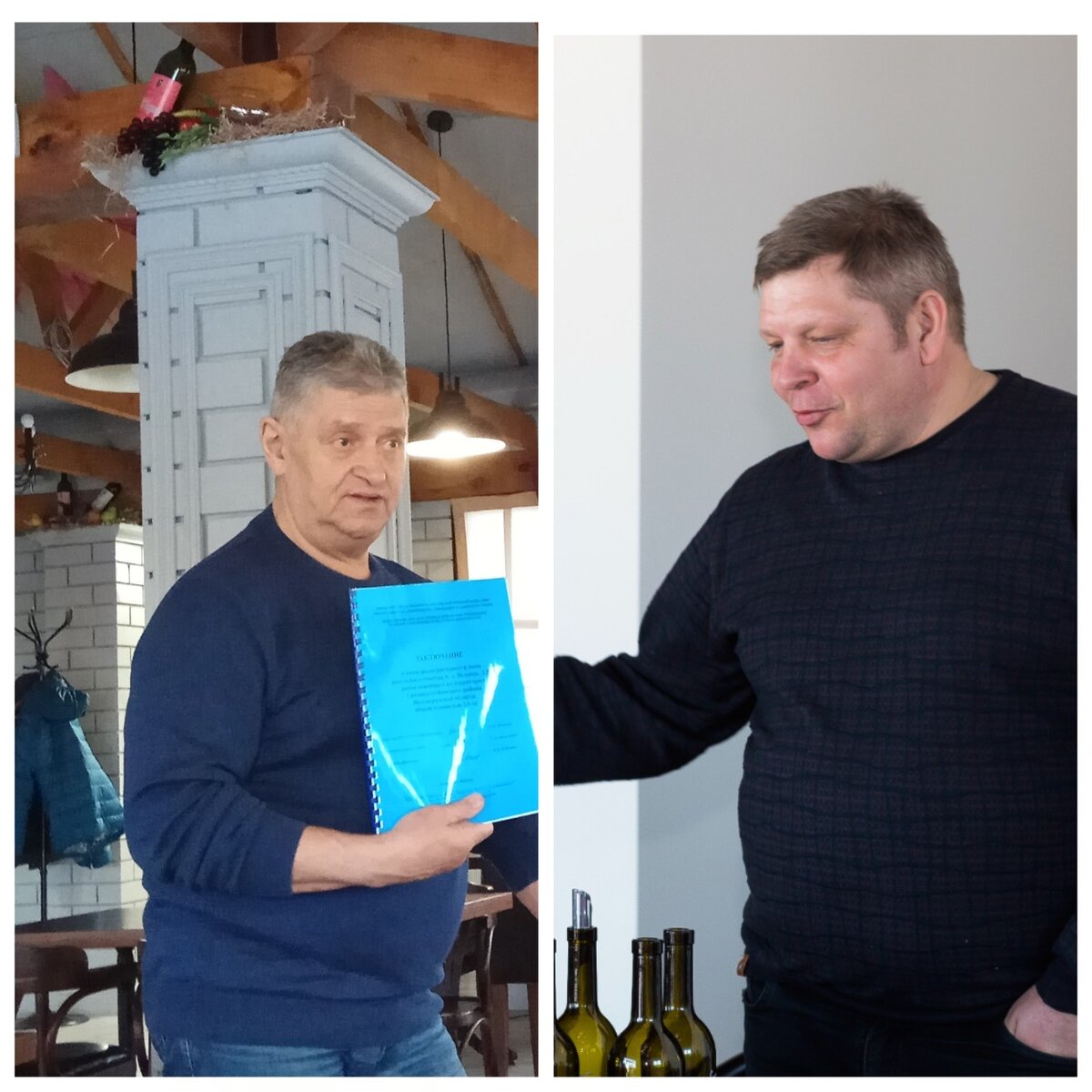 Слева - Владимир Ведмедь, справа - Дмитрий Гусев