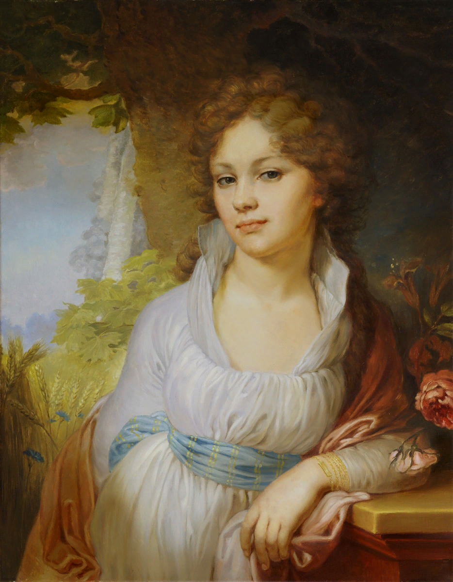  Портрет Марии Лопухиной, автор  Владимир Лукич Боровиковский