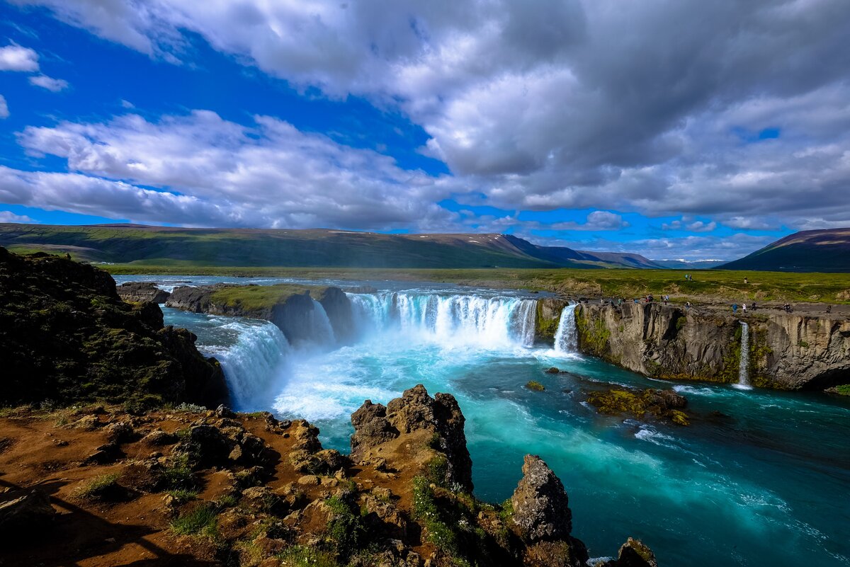 Водопад годафосс исландия