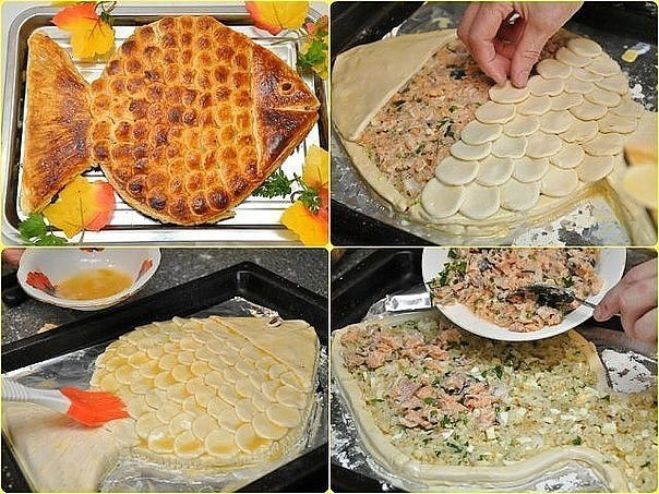 Рыбный пирог от Киры