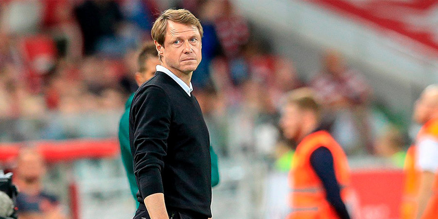 Олег Кононов, тренер московского "Спартака".