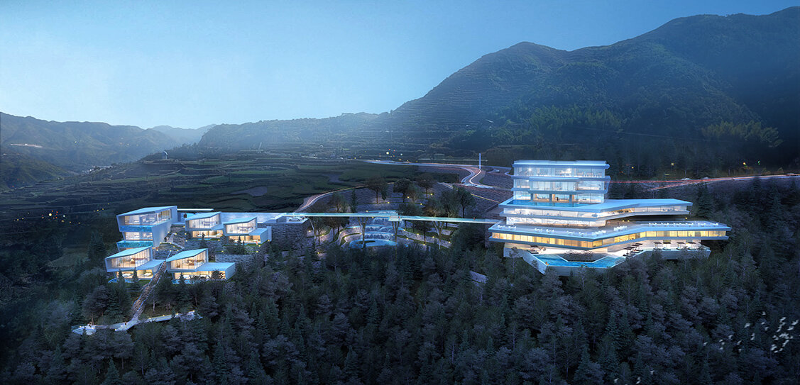 Тайланд XiaoZhou Mountain Cliff Hotel-GWP Architects