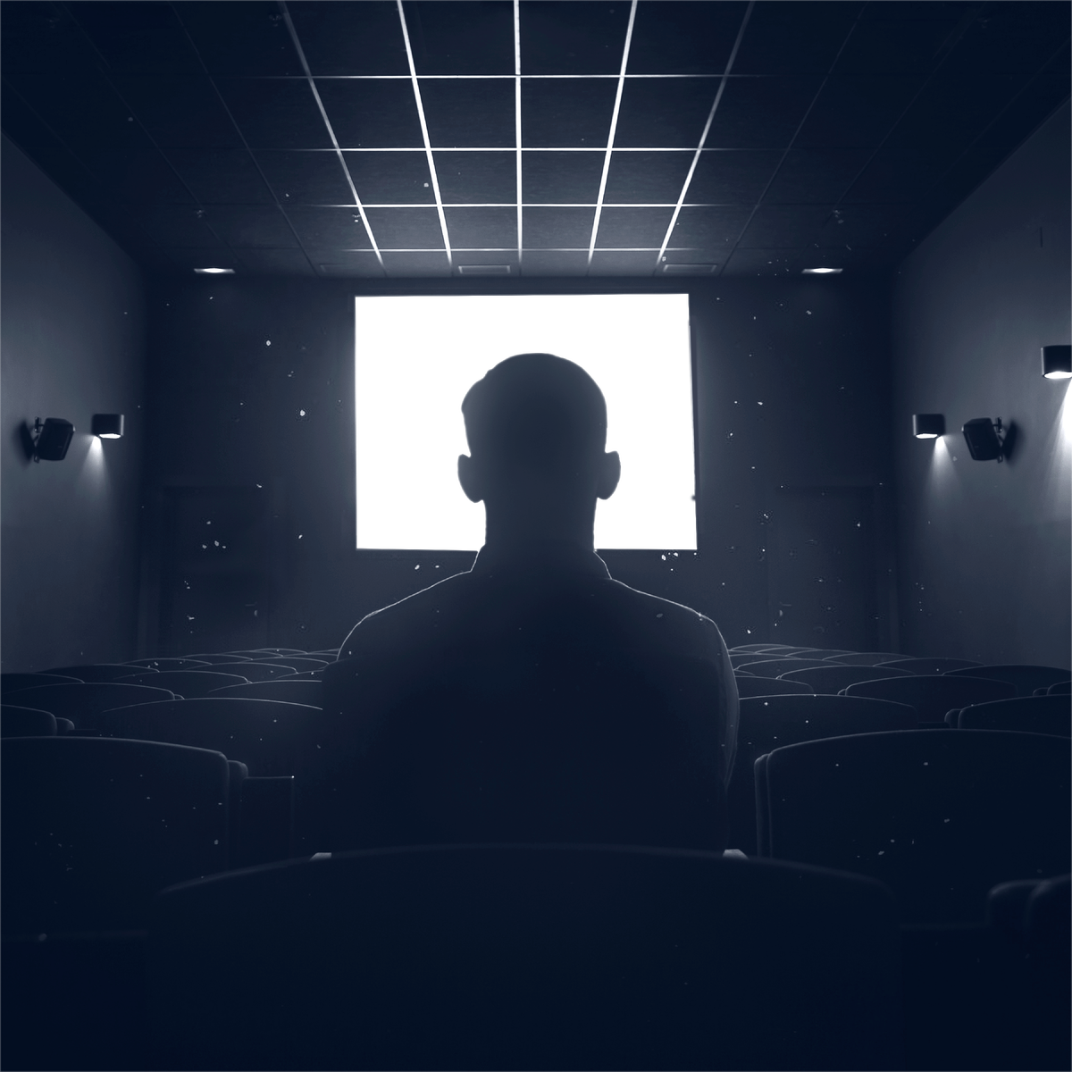 Их окна завешаны глухими шипящими шторами. 
В их глазах мелькают картинки не своих жизней. Успехи, фиаско, взлеты, падения, мечты и любовь проносятся мимо.

И только тень на полу дает понимание, что они до сих пор одиноки в своей тюрьме.

Потому что про свой главный фильм они забыли.

Фильм, в котором сценарист актер и режиссер в одном лице поленился достать пленку и придумать сюжет.

Ему сказали, что он бездарность – и это стало смирительной рубашкой для его трепещущей души.

Им должны были восхищаться и аплодировать. Но он поставил на себе клеймо – Я НЕ ДОСТОИН - потому даже не попытался.

Им осталось снимать боль временной анестезией иллюзий, уводя от реальности.

Они поставили на себе крест – крест сколоченный из тюремной решетки своей замкнутой реальности.

Им сказали, что им не дано петь – они не поют.

Они бросают писать, потому что пару раз не вышло.

Чужое осуждение парализовало их крылья.

Всегда есть кто-то, кто знает лучше них как им жить, чего желать в жизни.

Им говорят, что любви не бывает, а есть обязательства – и они пойдут искать этому подтверждение.

Когда им запретят дышать – они послушно закроют рот и умрут.

Из них выпотрошили мозг и набили как соломенные чучела чужими идеями, мнениями с экранов, и правилами как им жить.

Если их натравить друг на друга, они уничтожат безжалостно соседа, доказывая свою правоту.

Их жизнь медленно выкачивают из них, а они соглашаются. Они поставили личную подпись на это. Они соучастники преступления.

Поэтому они сидят за решеткой.

Они наказаны страданием и будут и дальше тосковать по неотснятому кинофильму о несбывшейся жизни.

Выбрав вечно просматривать чужие сериалы…

Только бы не узнать в них себя…