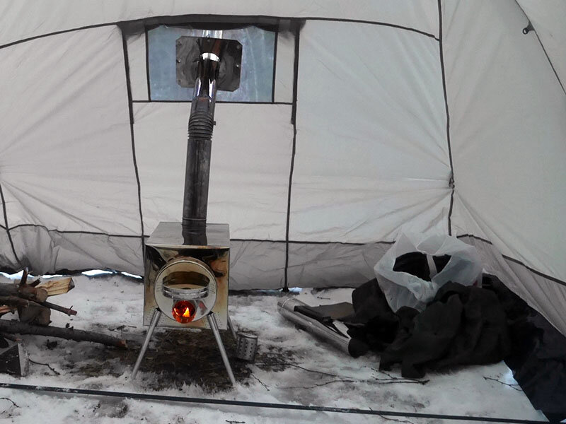 Как не замерзнуть и не угореть зимой в палатке: советы рыбаков