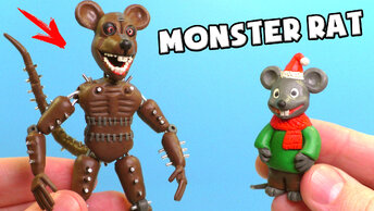 Лепим Крысу - Символ 2020 года и аниматроника Monster Rat из игры FNAC