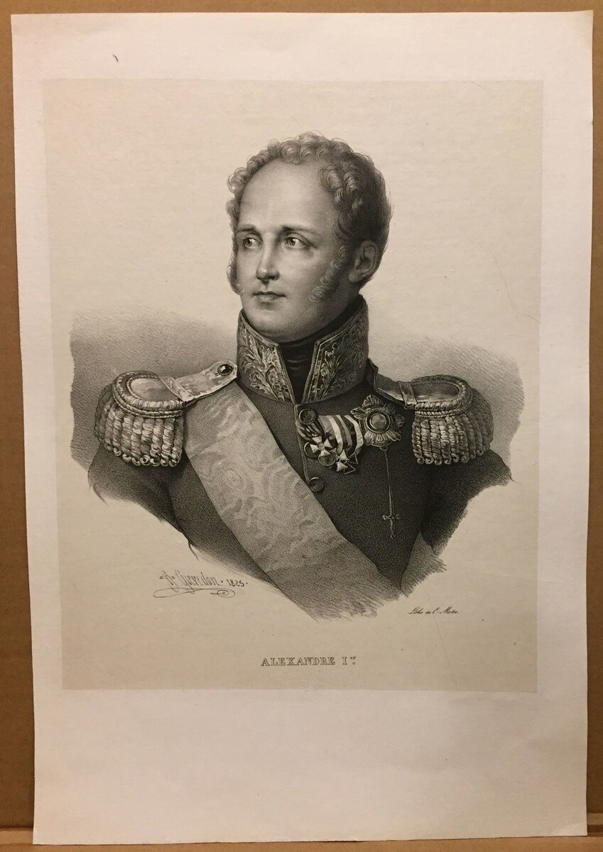 Александр I в 1825 году