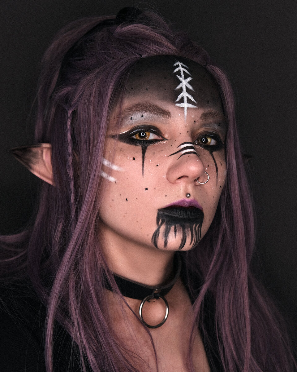 Людям в Тик-Токе очень заходит процесс создания вот таких необычных образов, и я этому очень рада, потому что люблю перевоплощаться в таких персонажей