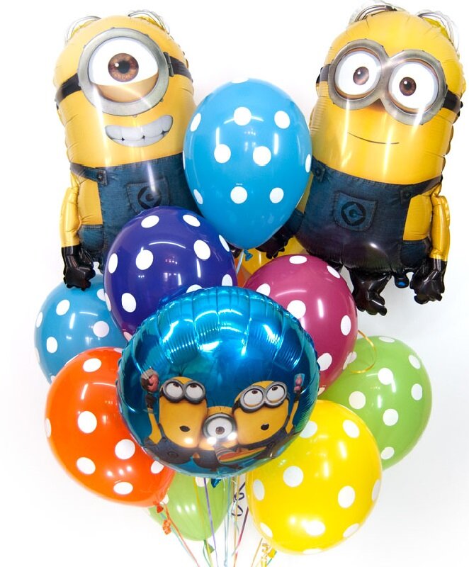 Шары с миньонами