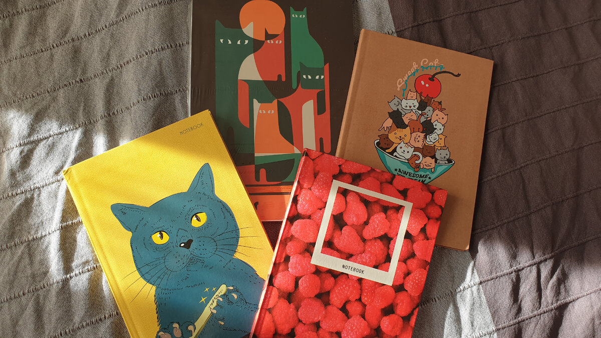 Покупаю красивые блокноты и тетради для своих дневников пачками. Вбираю по обложке и по качеству бумаги