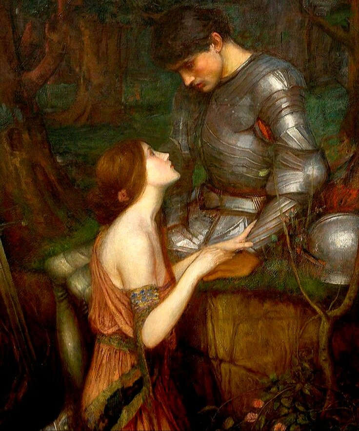 Фрагмент картины Джона Уильяма Уотерхауса "Ламия" (1905) Фото с сайта Pinterest, обработано автором 