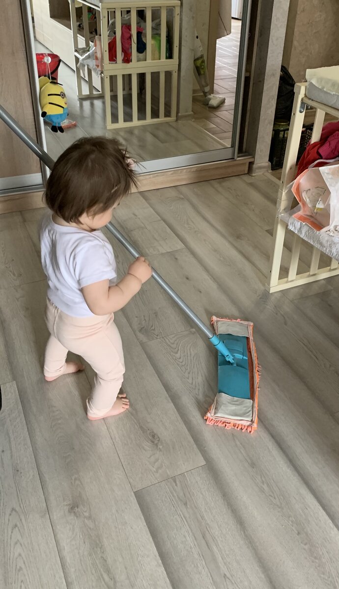 Надеюсь, энтузиазм у неё не пропадёт в дальнейшем)) здесь ей годик