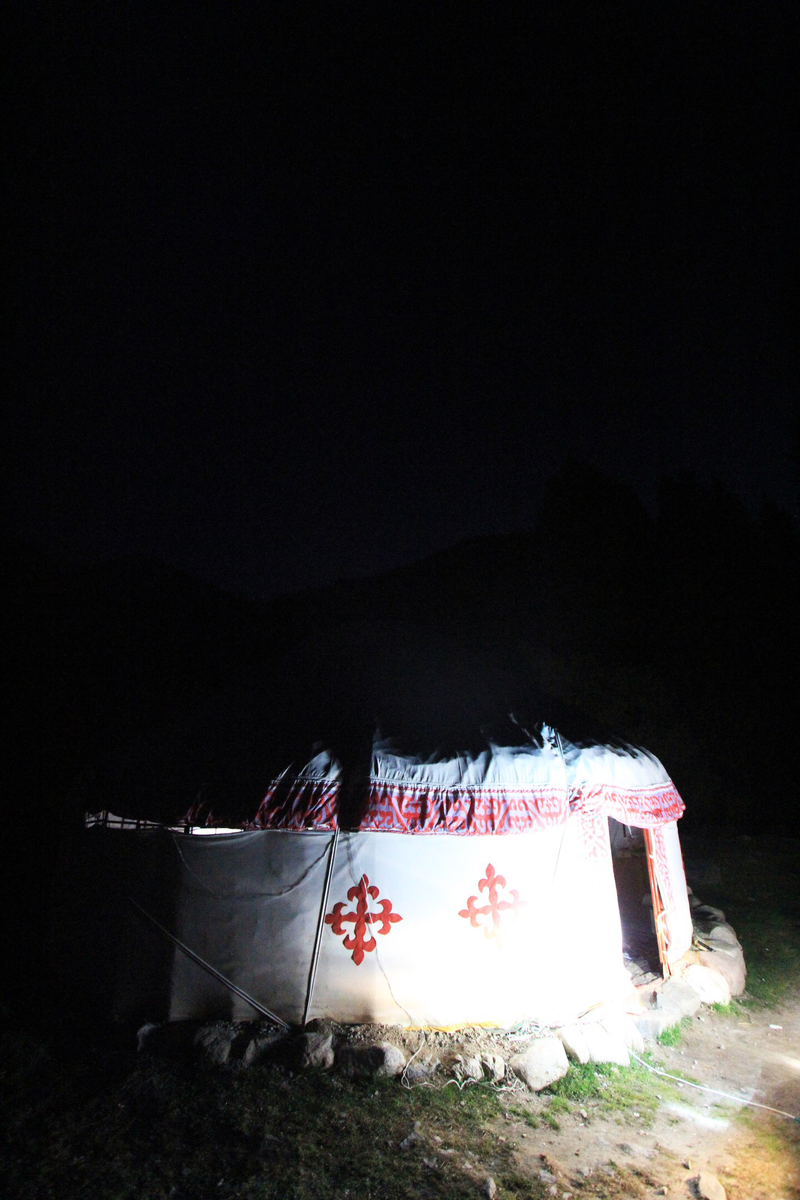 В таких вот юртах в Казахстане до сих пор живут люди