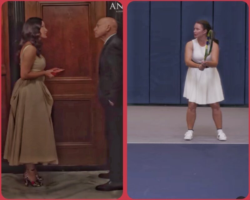 Женственная фигура Шарлотты как бы намекает: "ты уже не девочка"