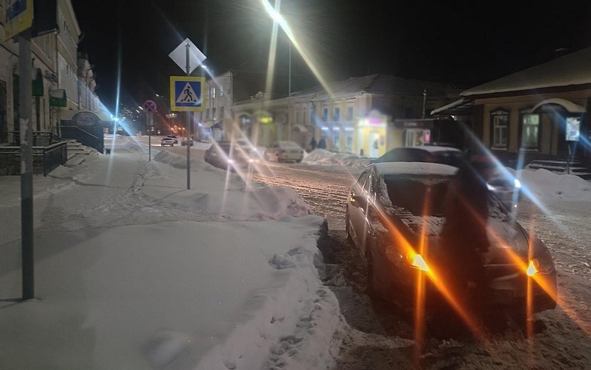    Водитель Honda сбил ребенка на пешеходном переходе в Сарапуле