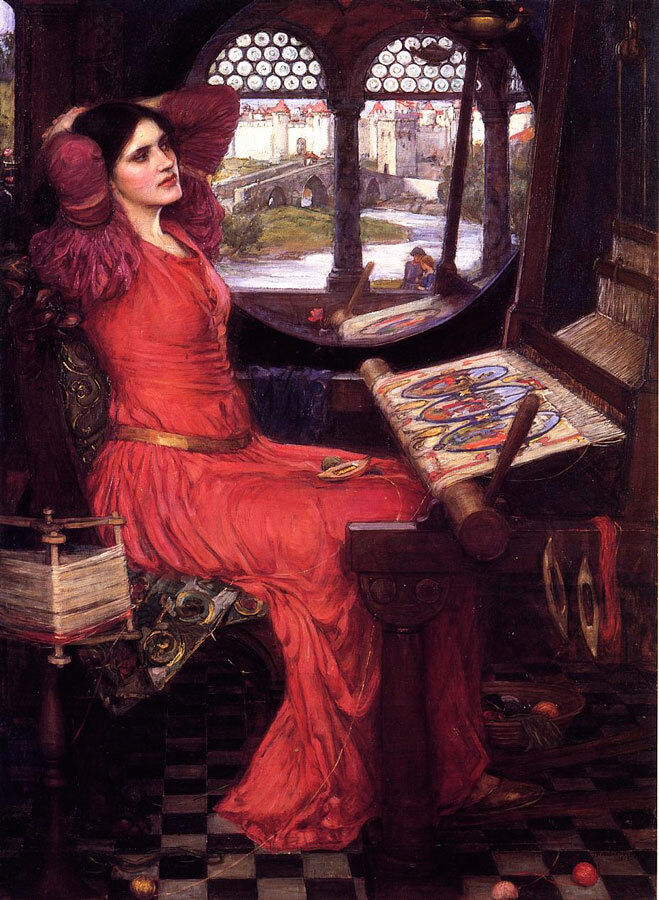 Джон Уильям Уотерхаус. Леди Шалотт, 1915