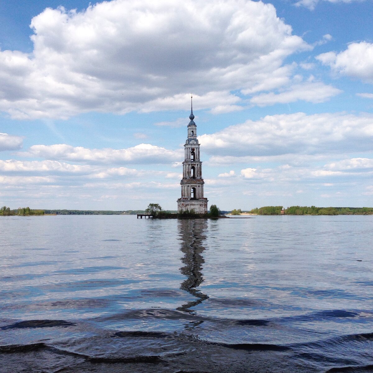 Колокольня Рыбинское водохранилище