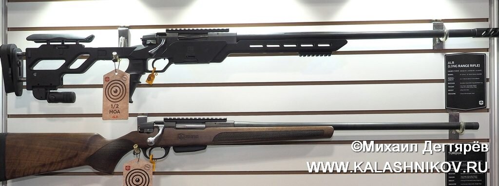 Винтовка ATA Arms ALR и новый вариант модели ATA Arms Turqua на выставке SHOT Show 2019. Лас-Вегас, 26.01.209