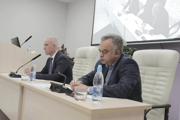 Губернатор Ульяновской области Сергей Морозов и региональный министр здравоохранения Сергей Панченко