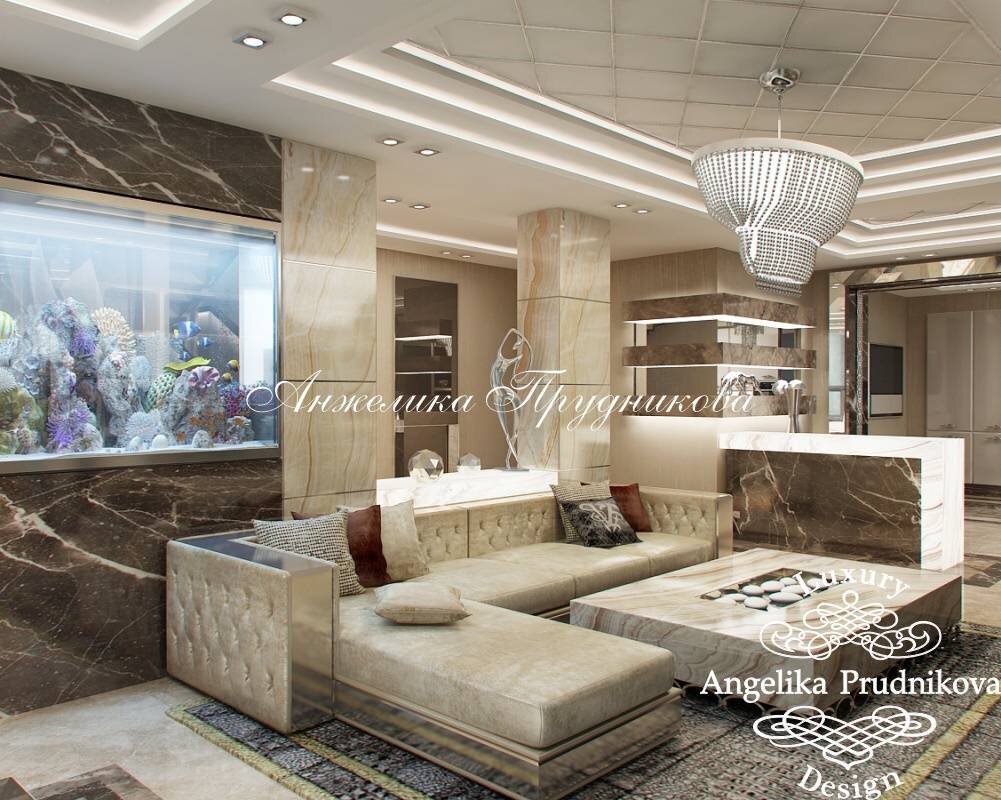 На фото: Дизайн таунхауса на Пестовском водохранилище