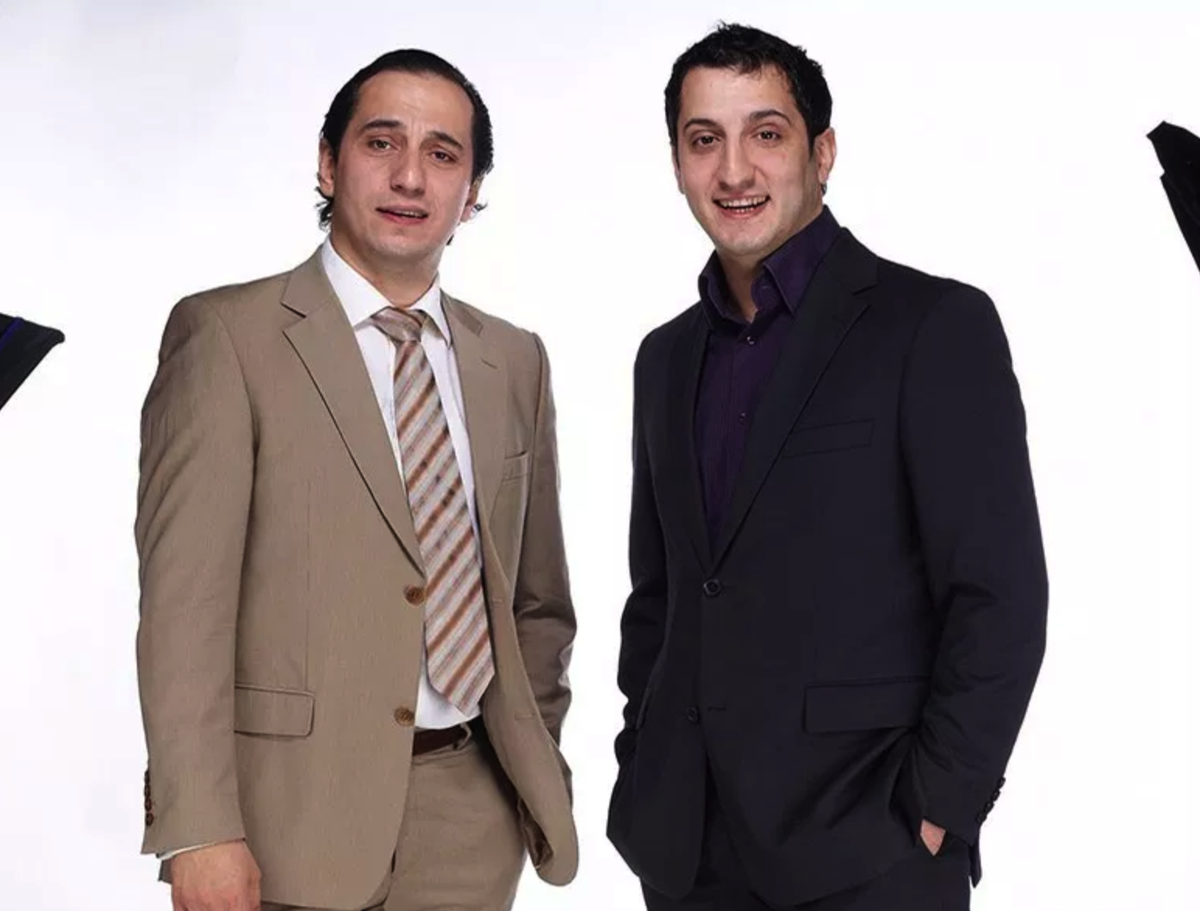 С братом Араратом Кещяном