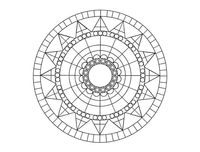 Мандалы. 36 шаблонов, 108 узоров и орнаментов для рисования