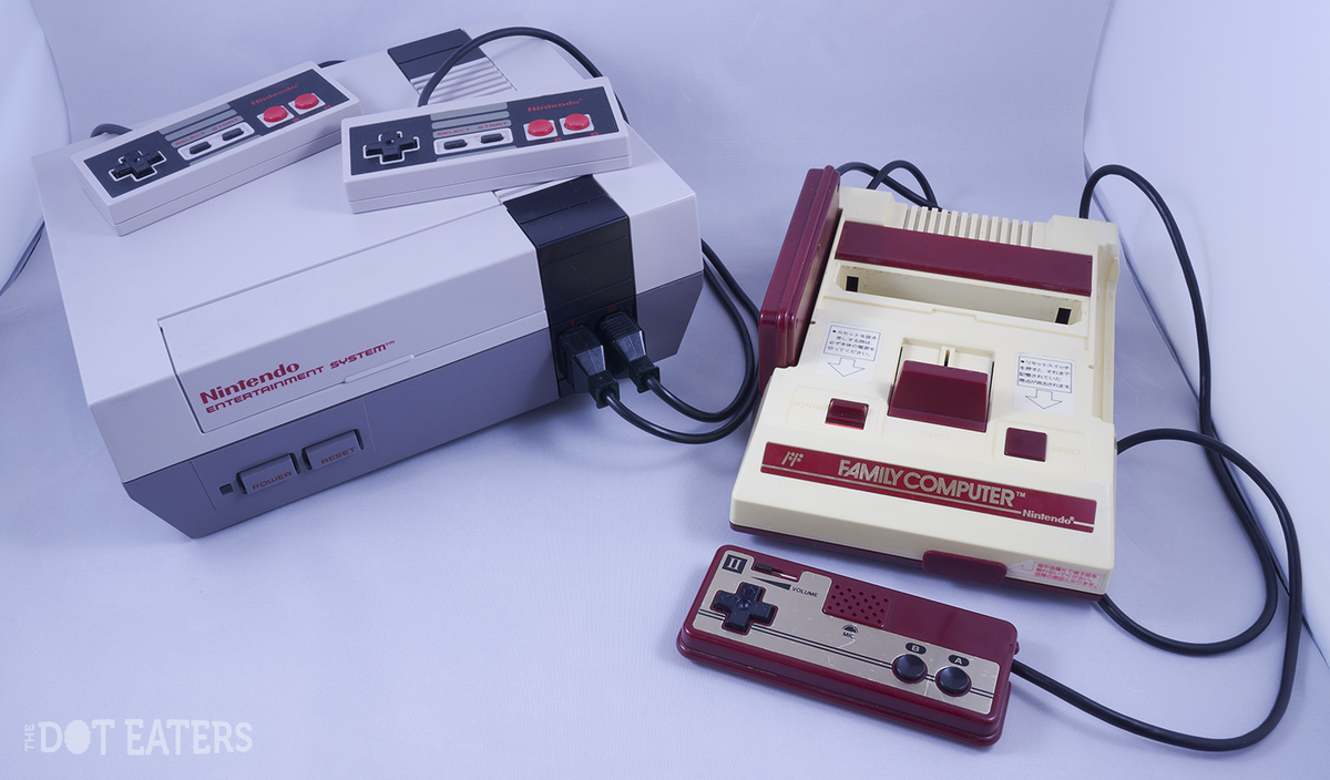 NES и Famicom. Источник фото: http://thedoteaters.com