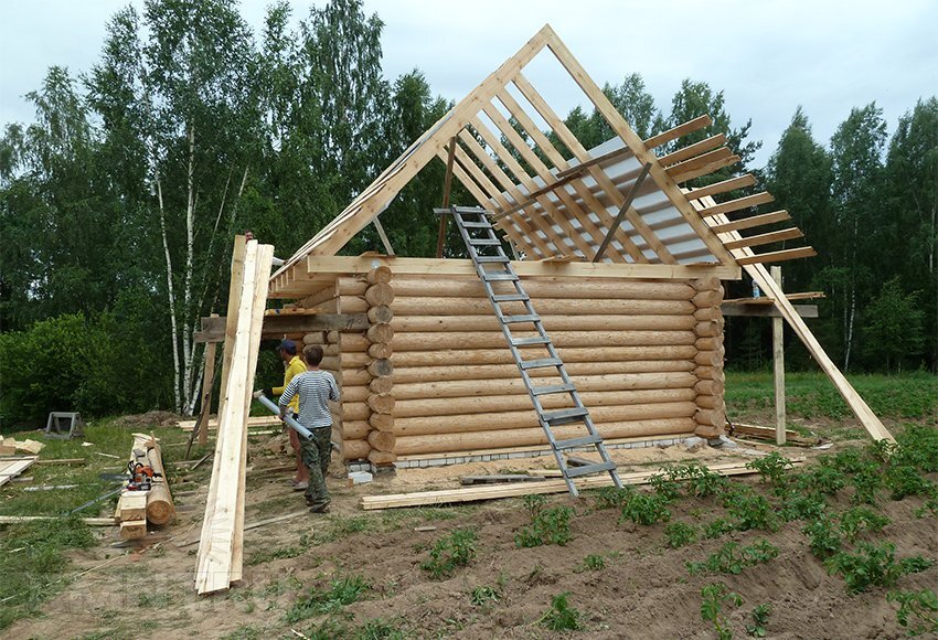 Крыша дома своими руками пошагово - Склад дерева