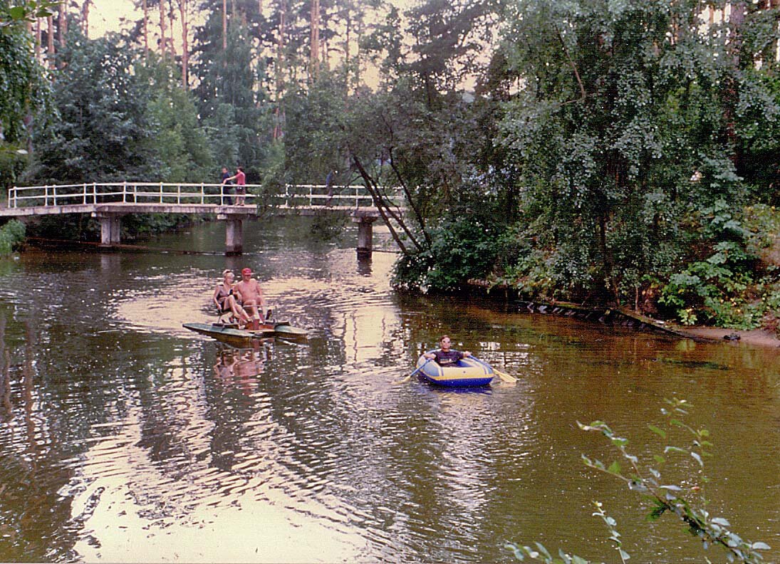 Дачный отдых, 1995 - 1997 г, из архива рассказчицы.
