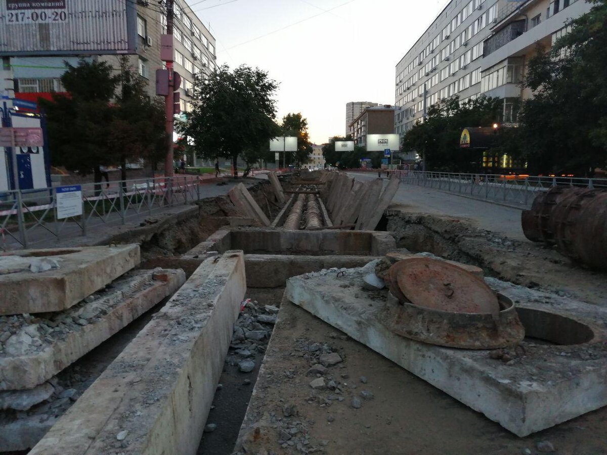 Ремонт дороги в Новосибирске. Фото: Никита Грачев