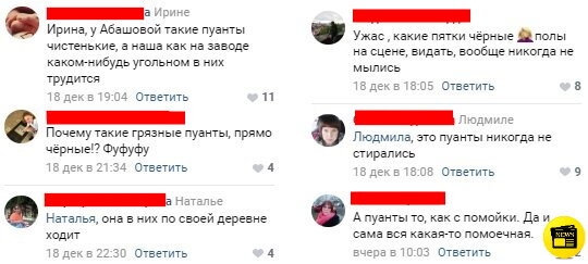 Комментарии к выступлению Анастасии Волочковой